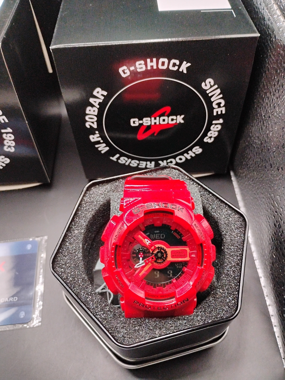 G-SHOCK Red Analog-Digital Sports Watch